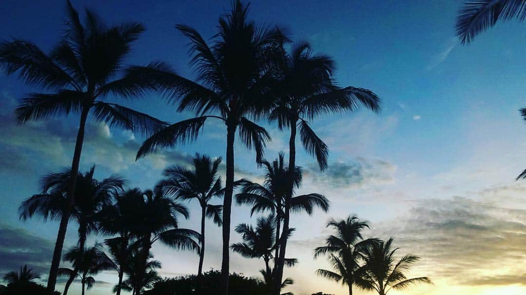 西山真以さんのインスタグラム写真 - (西山真以Instagram)「* I miss the long sandy shores and the pink sunsets of the Hawaii.. . ハワイといえば、オアフ島こそ何度も訪れていたものの、他の島に行ったのは今回のハワイ島が初めて。 オアフ島を見てハワイだと思っちゃいけないよ、他の島こそが本当のハワイの姿だよ！ と聞いてきましたが、ようやくその言葉を実感できた旅でした。 . 夜の星空は幾度も流れ星を観測できる程。 以前、旅サラダで訪れたタヒチのボラボラ島で、撮影チームのみんなで見た素晴らしい星空を思い出し懐かしい気持ちにも… よく考えてみたらそれから2年も経つなんて。早いなぁ。 . 雄大な自然と地球の神秘を感じられる素晴らしい島でした🌋 . #hawaii #island #travel  #sunset #sunsetbeach」10月21日 9時59分 - mai0830