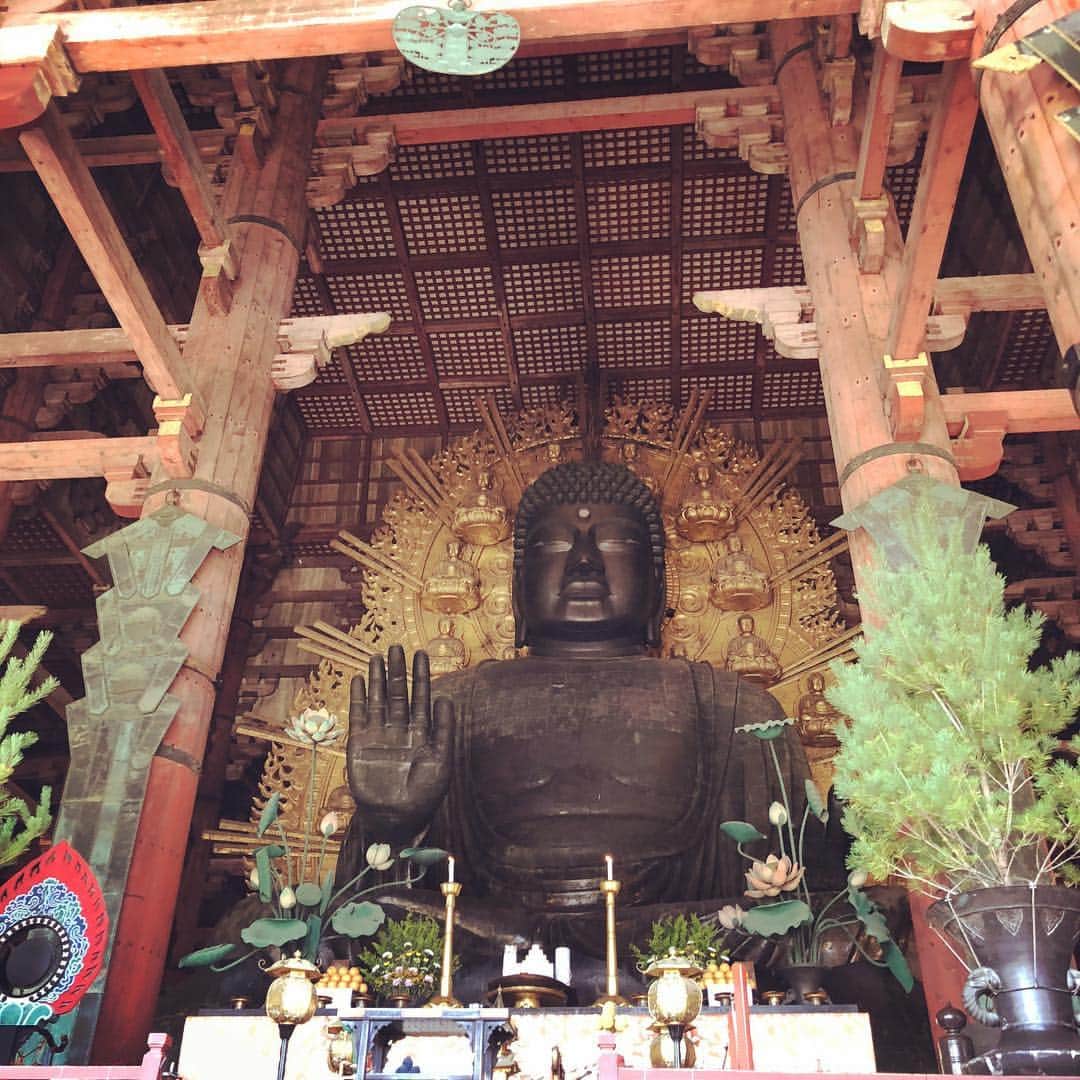 アンナ・オルティス（イニエスタの妻）さんのインスタグラム写真 - (アンナ・オルティス（イニエスタの妻）Instagram)「Descubriendo la preciosa Nara, el Templo Tōdai-ji, el Gran Buda.. maravillas de Japón. #descubriendo #familytime #besttime #afortunados #agradecidos」10月21日 21時23分 - annaortiz34