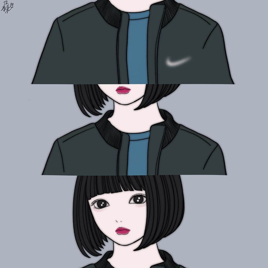 乃の木そよさんのインスタグラム写真 乃の木そよinstagram ボブの方ー ファッションイラスト ファッション 今日のコーデ パッツン ボブ イラスト 絵描き 絵 Art Illustration 古着 古着女子 古着イラスト 10月21日 22時10分