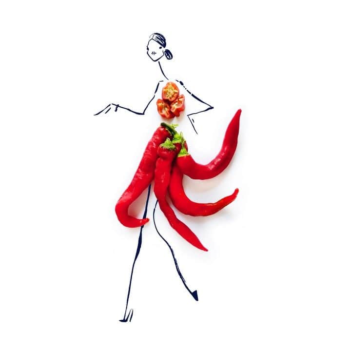 Gretchen Roehrsのインスタグラム：「a peppa prance for a sunday salsa #💃🏿 animation skills are just about as good as my dance skills #NotQuite💯  if your sunday could use a bit more spice, go to my #linkinbio to check out the new prints I have for sale, as well as my shiny new flash sale section called Studio Editions ... you can score original, one-off pieces for a few bucks and this way my DMs won’t crash. win-win. use code “insta” to get 20% off orders over $100. if you live in northern california i will even hand deliver the work to you 🌞」
