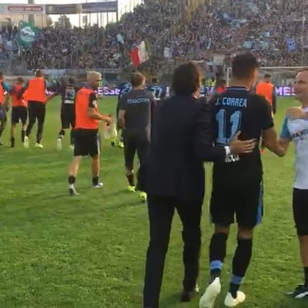 セナド・ルリッチのインスタグラム：「Forza Lazio Carica ⚪️🔵 🦅」