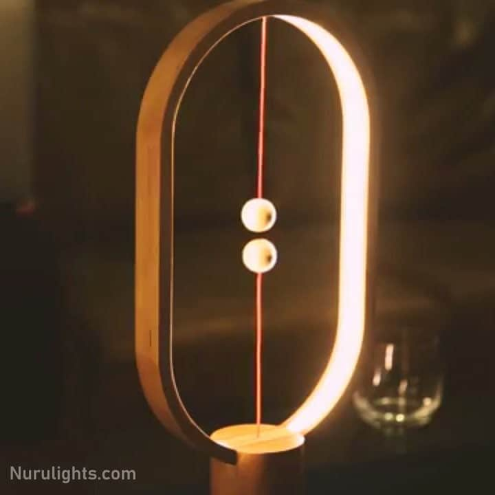 Interior123.com のインスタグラム：「The Light Switch Is Floating! 😯 - The New 'Equilibrium' Lamp Is The Perfect Accessory For Any Modern Or Minimal Theme. Part of The New "Modern Collection" Launched By Our Friends Over At @nurulightsco. - The FIRST 10 Lamps Sold Are 60% OFF! 🔥 Get Yours Before The Price Goes Back To Normal!」