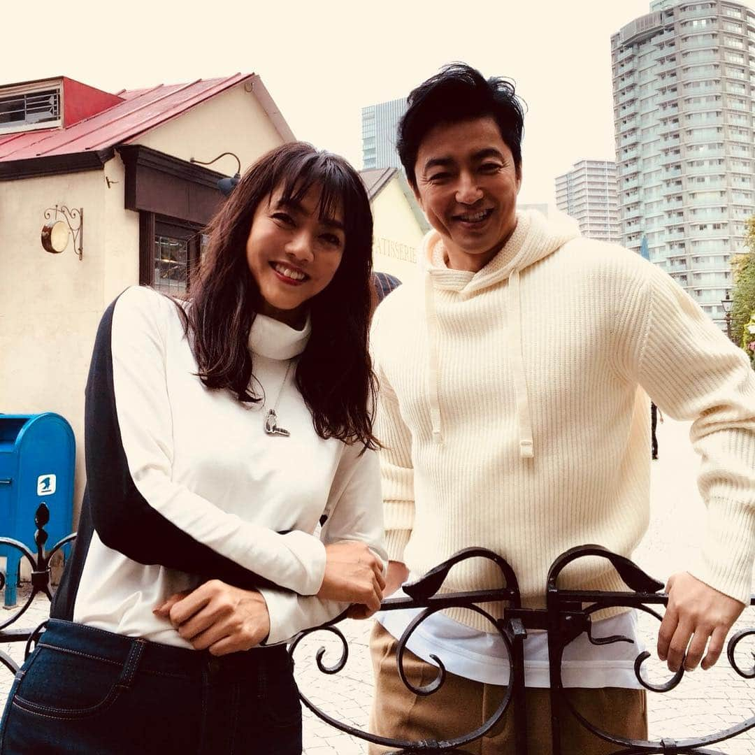 前田典子さんのインスタグラム写真 - (前田典子Instagram)「#偶然#ロケ場所で #遭遇した #たかおちゃん #モデル時代から  #men'snonno #超久しぶりに #会えて嬉しい😆💕 #イギリス帰りだって🇬🇧 #王様と私 #ミュージカル #ロンドン公演に出演してた #素晴らしい俳優さん👏 #応援してるよ❣️ #大沢たかお #性格もスタイルも相変わらず #イケメン#ナイスガイ😊👍 #仁先生でありんす #モデル #マエノリ」10月23日 19時18分 - maenorichang