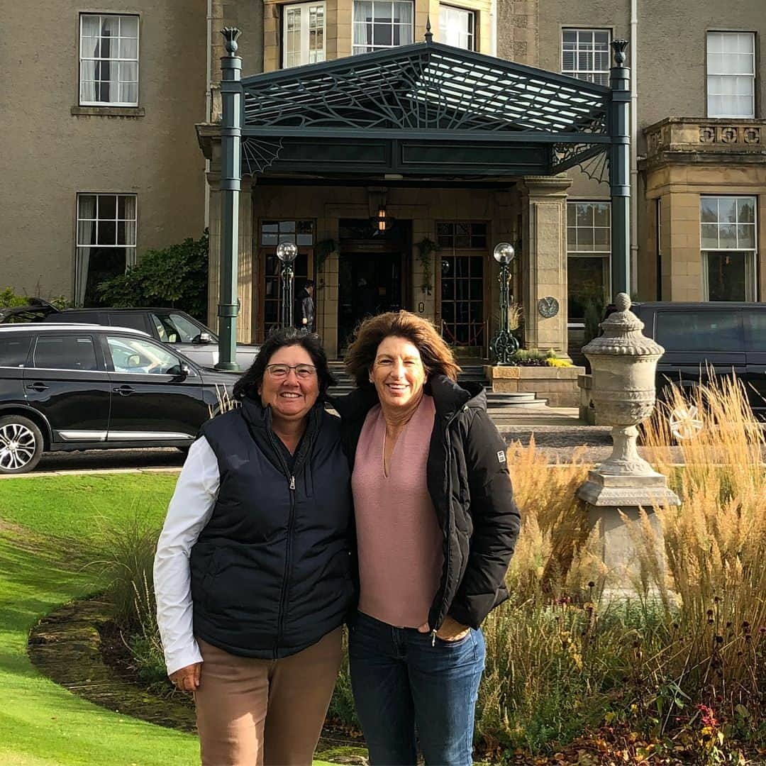 ジュリ・インクスターさんのインスタグラム写真 - (ジュリ・インクスターInstagram)「@thegleneagleshotel site visit for @solheimcup2019 with my ass captain @pat_hurst amazing venue for an amazing event !」10月23日 19時58分 - juliinkster