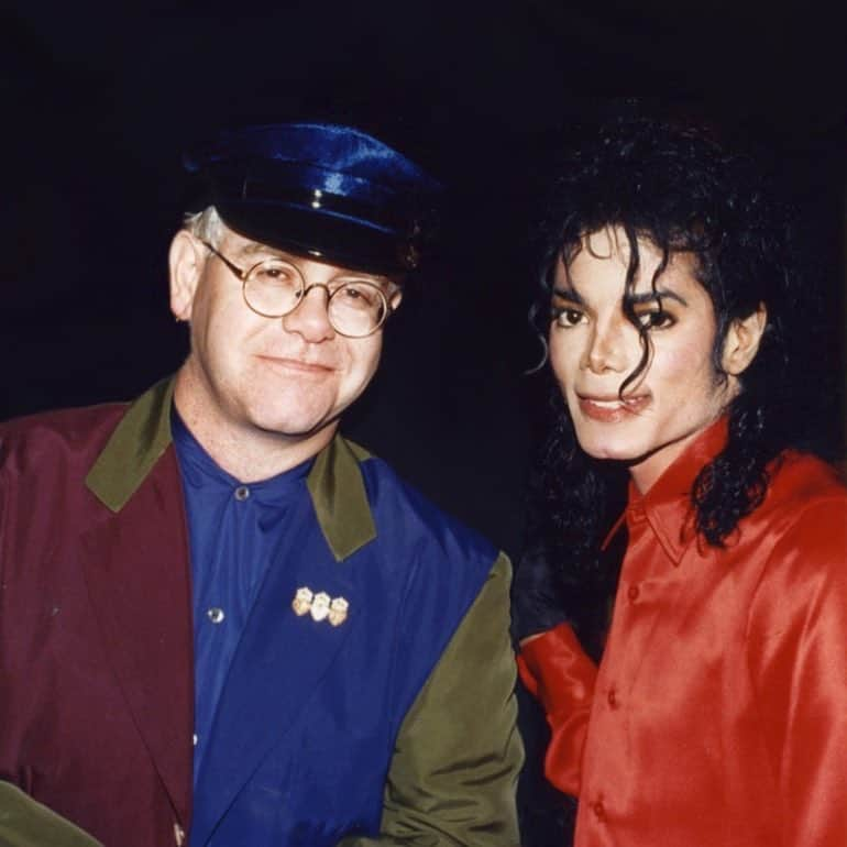 マイケル・ジャクソンさんのインスタグラム写真 - (マイケル・ジャクソンInstagram)「On October 23, 1990, Michael Jackson and Elton John became the first recipients of the Ryan White Award (which was actually delivered in 1991.) #MJHumanitarianLegacy ⠀⠀⠀⠀⠀⠀⠀⠀⠀ Photo: Michael and Elton on another occasion」10月24日 2時53分 - michaeljackson