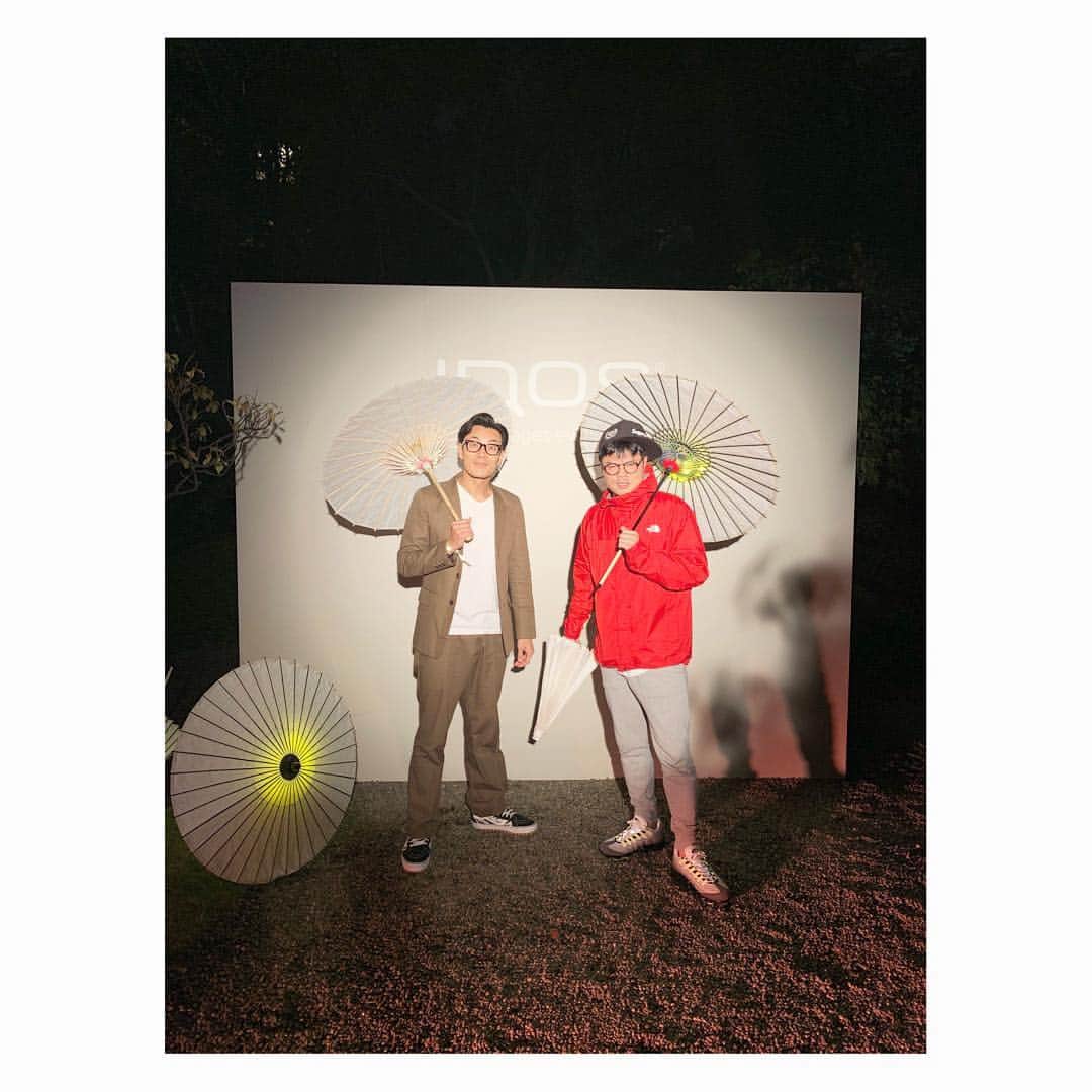 佐田正樹さんのインスタグラム写真 - (佐田正樹Instagram)「昨日、どりあんずの太輝と #iQOS のパーティーに行って、パタパタママの下兄がやってる #肉寿司 食べに行ったよ。 #福岡吉本 時代よくこの3人で遊んだなー^_^ 楽しい楽しい夜でしたとさ。」10月24日 17時51分 - satakisama