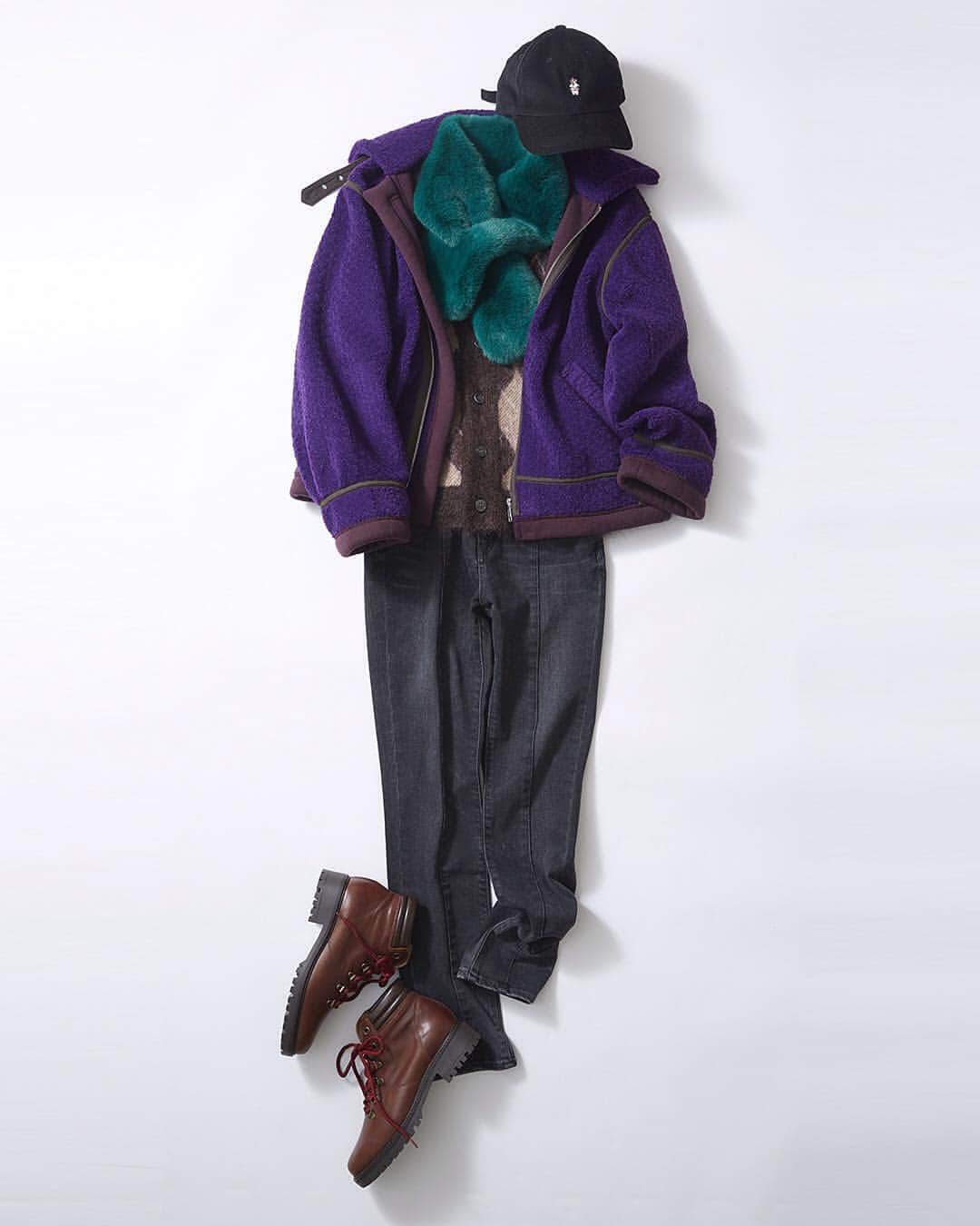 ルミネ公式のインスタグラム：「トラッドに色を加えたアウトドアスタイル #ジャケット ¥23,000+TAX #キャップ ¥4,500+TAX #ニット ¥11,000+TAX #カーディガン ¥29,000+TAX #パンツ ¥21,000+TAX #ティペット ¥4,990+TAX #ブーツ ¥13,800+TAX ・ [ #LUMINEMAGAZINE ] #lumine #ルミネ #ルミネ池袋 #ローズバッド #スピックアンドスパン #ビームス #レディアゼル #ootd #outfit #fashion #coordinate #コーディネート #ファッション #デイリーコーデ #コーデ #フォロー #山脇道子 http://magazine.lumine.ne.jp/?p=78642 ※商品の価格や取り扱い状況は撮影時点のもので、変更になることがあります。」