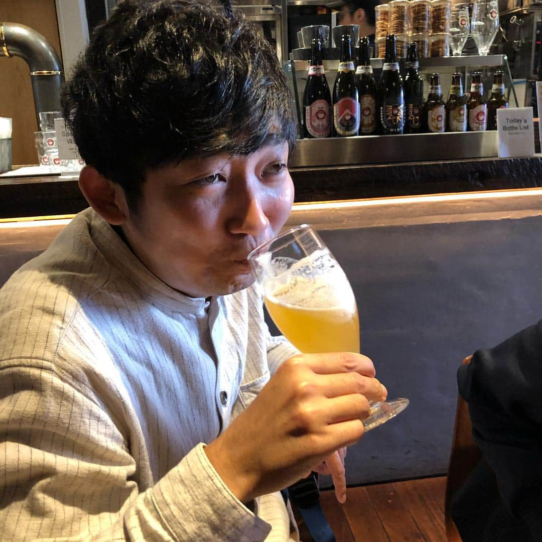 嶋佐 和也さんのインスタグラム写真 - (嶋佐 和也Instagram)「ビールのお勉強をしながら昼からビールいただきました！ビール最高！ルービー高最！  #よしもとビール同好会 #木内酒造」10月25日 14時08分 - kazuyashimasanewyork