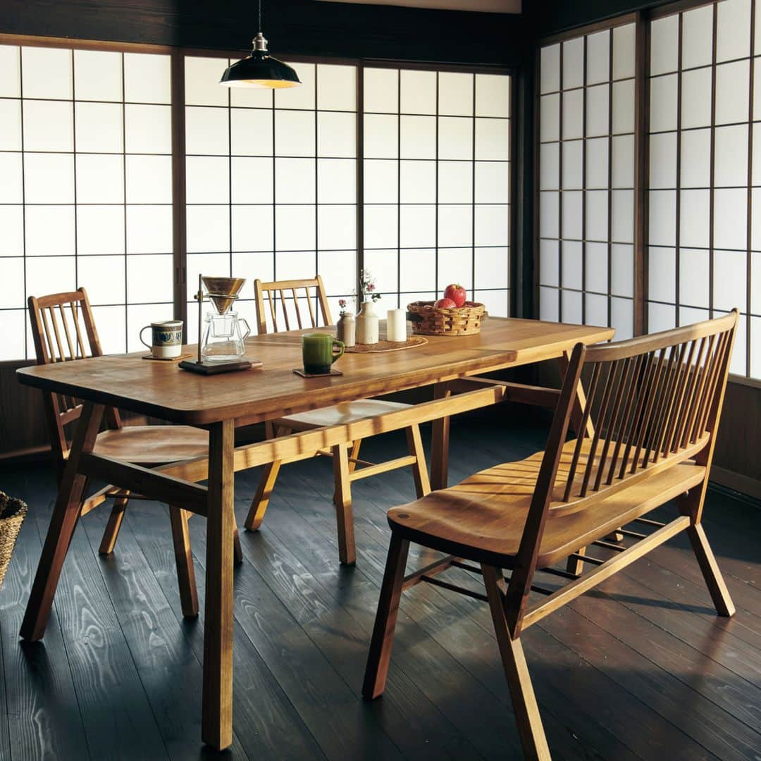 FLYMEeさんのインスタグラム写真 - (FLYMEeInstagram)「#MINO #FLYMEe #interiorlove #japaneseroom #japanesemodern #diningroom #diningroomdesign #diningchair #diningroomtable #furnitures #ミノ #フライミー #インテリアコーディネート #インテリアデザイン #ナチュラルインテリア #ダイニング #ダイニングルーム #ダイニングチェア #ダイニングセット #ベンチ #空間デザイン #天然素材 #家具 #国産家具 #家具選び #家具探し #和モダン #テーブル #ダイニングテーブル #ダイニングベンチ」10月25日 12時01分 - flymee_official