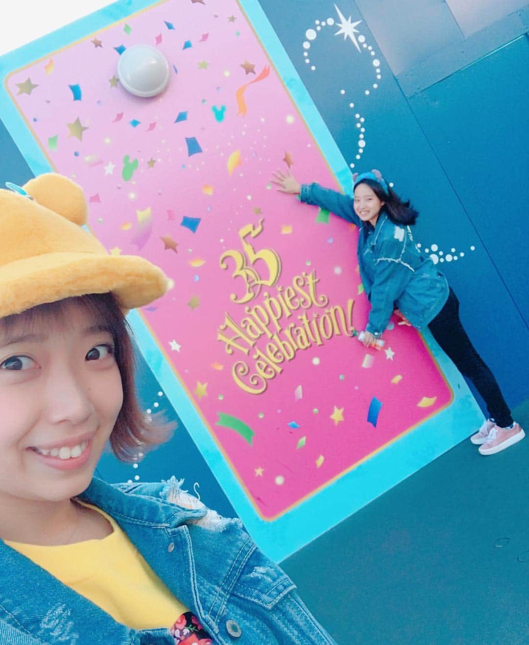 のインスタグラム：「今日はディズニーへGO😆✨ 乗り物に乗るより休んでるのと歩いてる方が多かったけどめちゃくちゃ楽しかった❤️❤️ いい気分転換になりました🙏🏻 #ハロウィンディズニー」