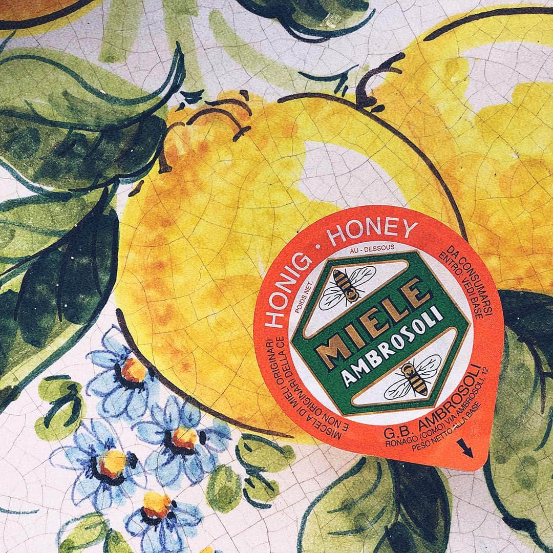 宮澤エマさんのインスタグラム写真 - (宮澤エマInstagram)「は、夏の思い出。 When life gives you lemons 🍋 🐝  #whatididlastsummer #amalfi #italy #honey  なんでも美味しく感じたよ。」10月25日 22時57分 - emmamiyazawa