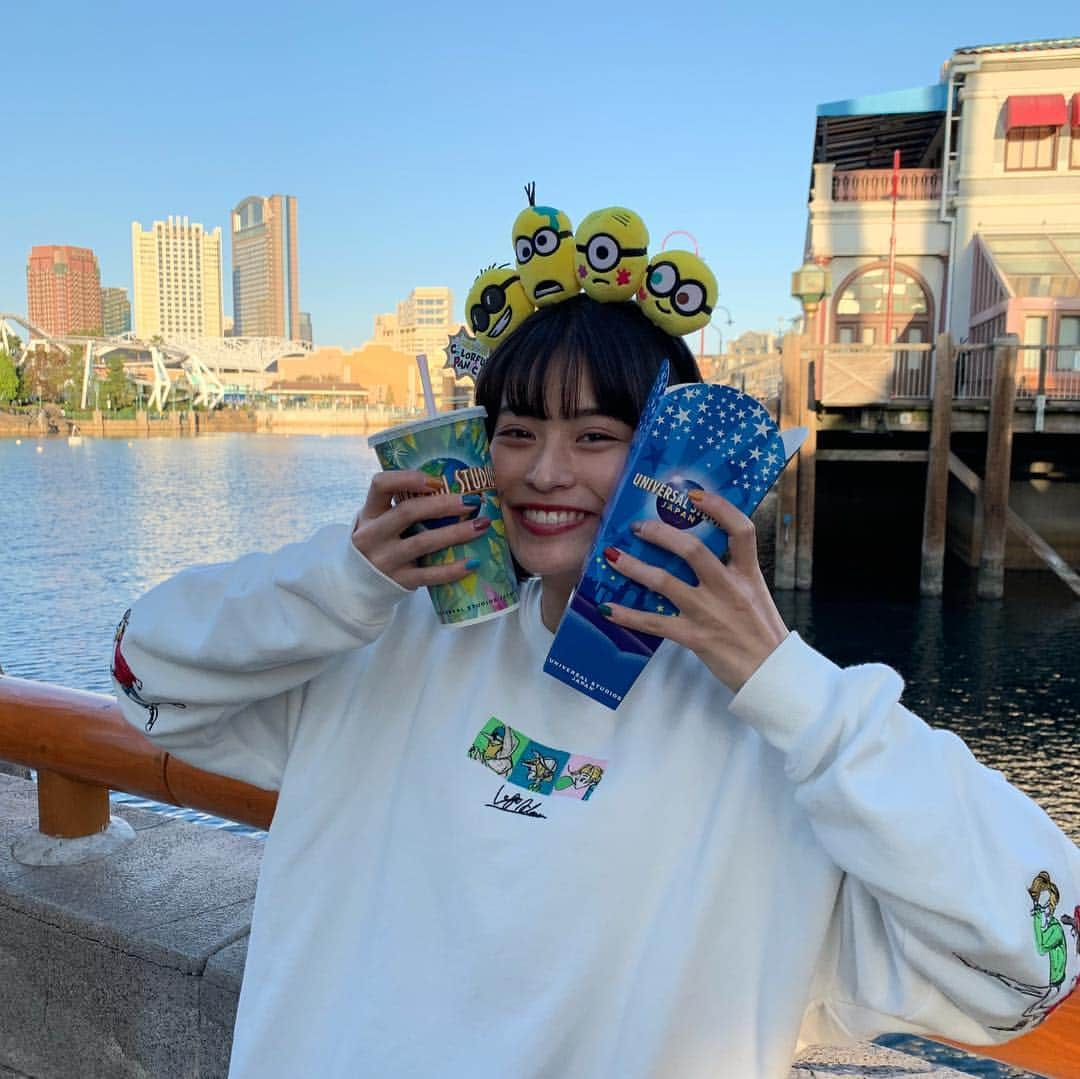 横田ひかるさんのインスタグラム写真 - (横田ひかるInstagram)「初めてUSJに！🎢🍿💖 すごくワクワクした！！ フライングダイナソーすごい、  乗れなかった乗り物 次乗りたいな〜  #USJ #ユニバーサルスタジオジャパン」10月25日 23時27分 - _rncn950805