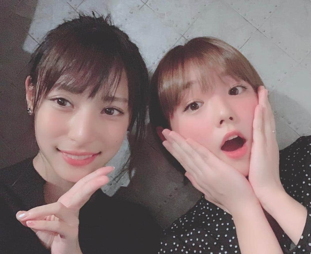 篠崎愛さんのインスタグラム写真 - (篠崎愛Instagram)「相変わらずおもろいしじょーさんに会いました👼🌙 #お酒飲むと顔赤くなるのやめたい #わらったー」10月26日 17時53分 - shinopp._.ai