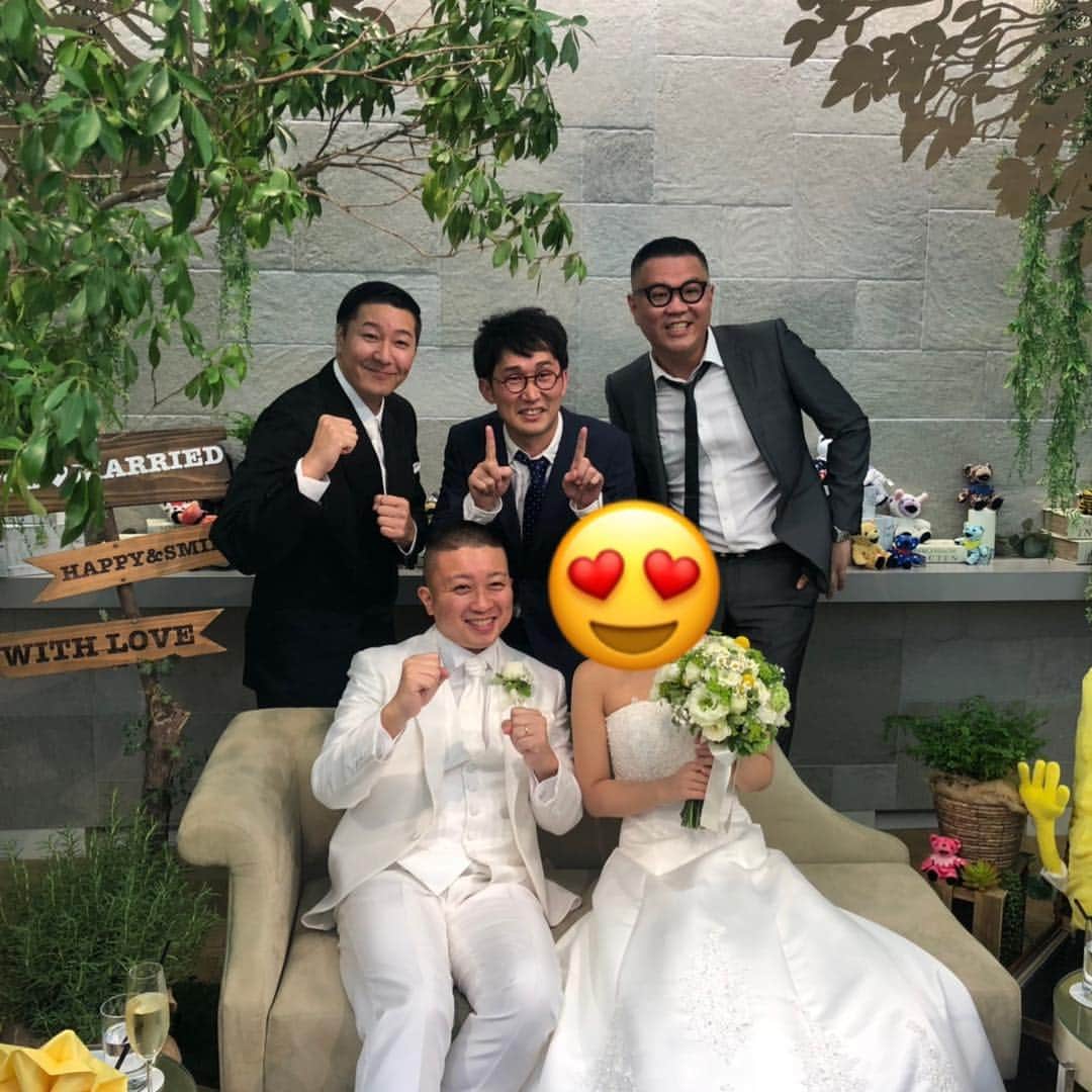 長谷川忍さんのインスタグラム写真 - (長谷川忍Instagram)「チョコプラ松尾の結婚式でした。素敵な結婚式だったと思います。おめでとう㊗️」10月26日 23時50分 - sissonne_hasegawa