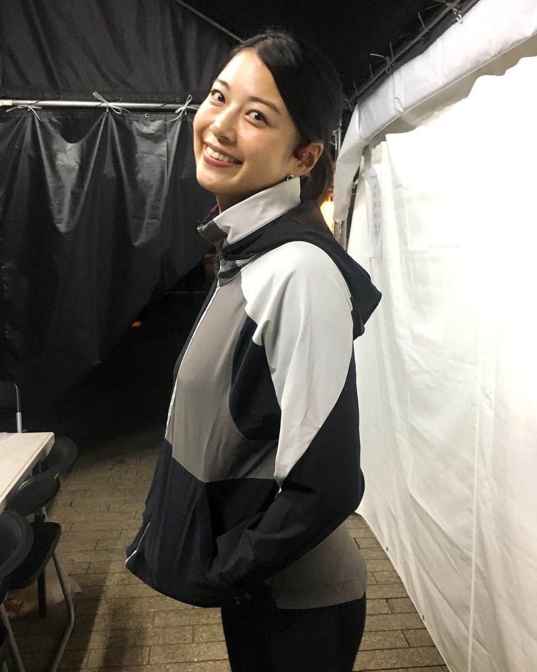のインスタグラム：「昨年は台風で中止になってしまった横浜マラソン。tvkの「走LIFE」も残念な形で終わってしまいましたが…！今年はゲストランナーとして1/7コース走ります🏃‍♀️💨tvkの生中継にもゴール後出演する予定です〜。 #横浜マラソン#横浜マラソン2018#優run」
