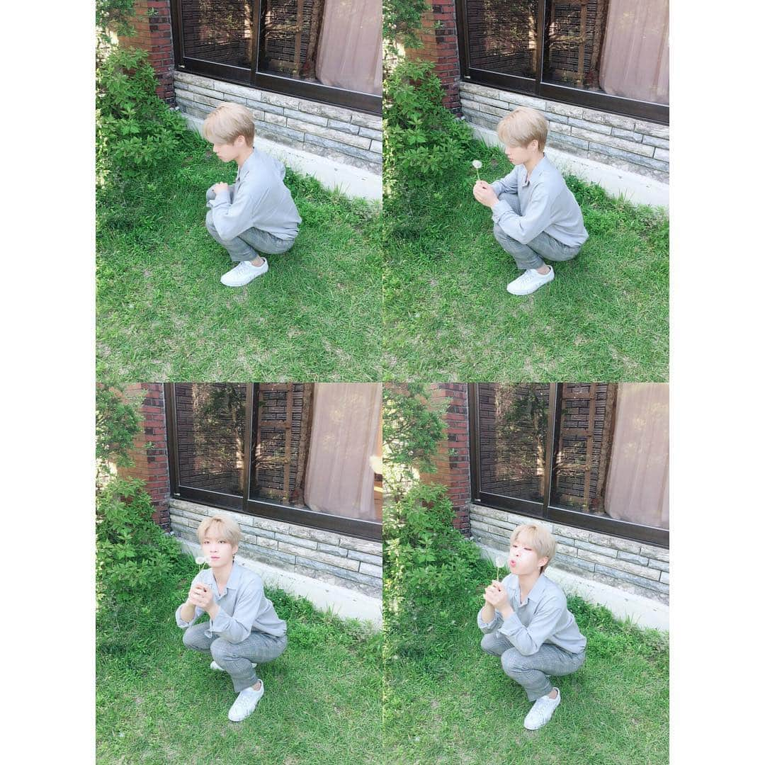 RAINZのインスタグラム：「[#미공개레인즈] - 청량한 꿀민이의 사진은 누가 찍어줬을까?📸 - #RAINZ #레인즈 #레인저_비오는날_다시_만나자」