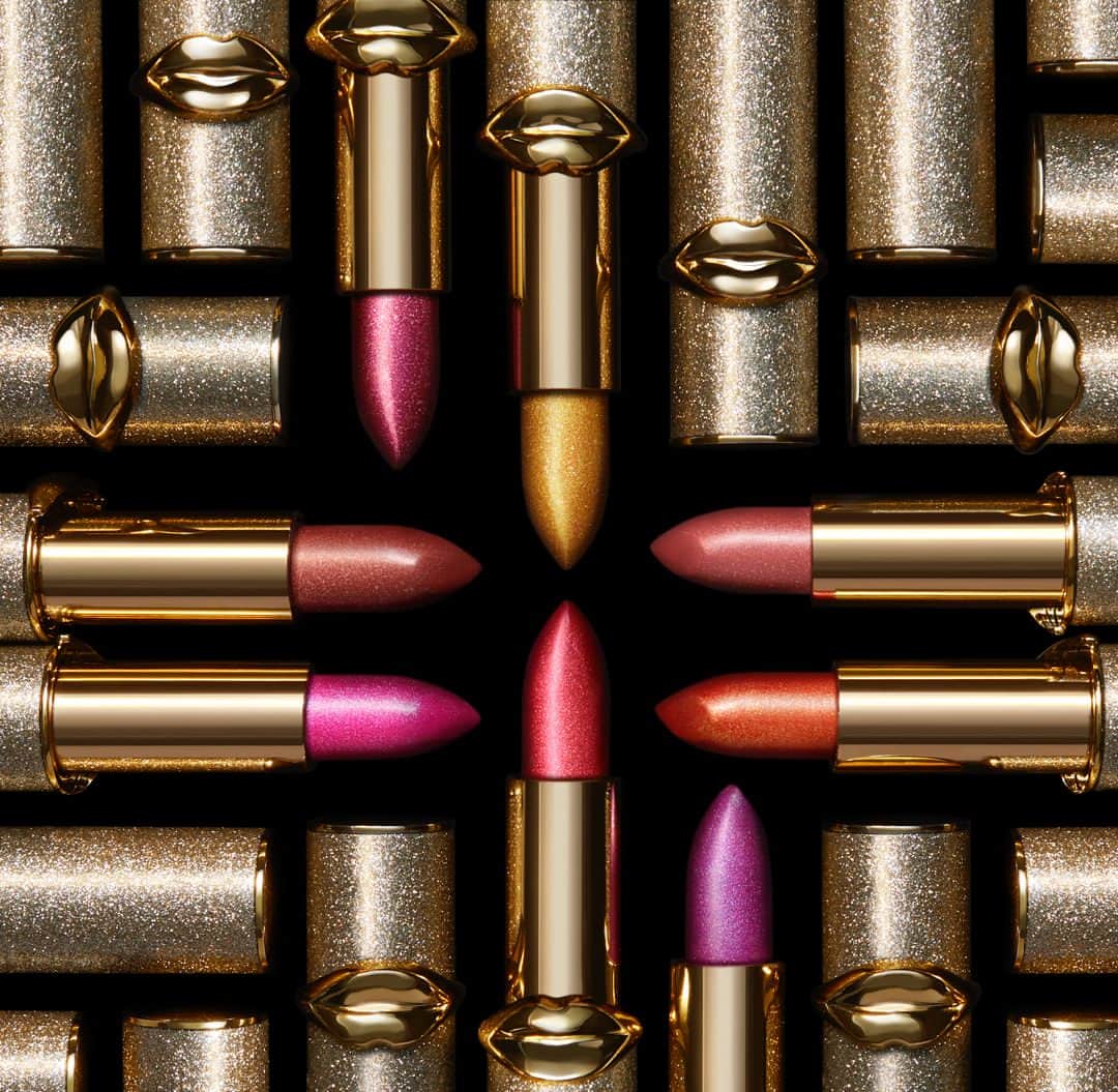 パット・マグラスさんのインスタグラム写真 - (パット・マグラスInstagram)「BALLROOM BLITZ ⚡️⚡️⚡️A full-coverage, high-shine lipstick infused with glittering pigments and ultra-reflective pearls. Deign to unleash your inner diva with the glittering, rave-worthy shine of #BlitzTrance. This electrified lipstick struts onto the scene and delivers a hi-fi, crystal flash glow with ultra-reflective pearls suspended in the silky texture of a lush, emollient-infused formula. Psychedelic shades drape lips in delicious excess, ranging from electric violet and blue pearlized neon pink, to fiery copper-struck orange and brilliant bronzed rose. Entrance and enchant with star-struck pigments that release a beaming blast of explosive colour with one-stroke hypnotic effects. Whether you desire fierce, full-coverage shades or sheer, shimmering hues, prepare to transform your lips into a multi-dimensional masterpiece destined to slay all-night strong. ⚡️⚡️⚡️ #SlayTheSeason in *NEW* #PMGOpulence Collections for Eyes + Lips NOW at PATMcGRATH.COM — #LinkInBio」10月29日 1時03分 - patmcgrathreal