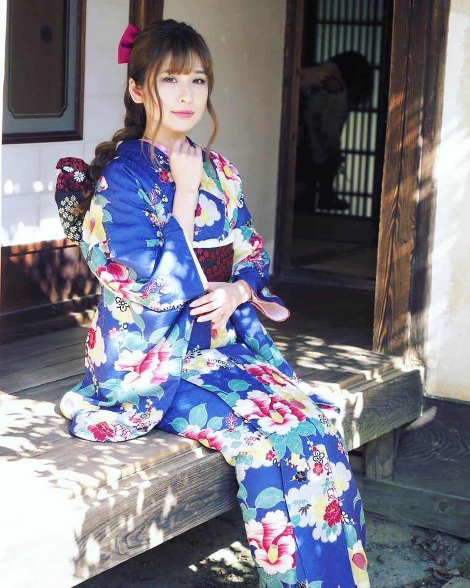 有馬綾香のインスタグラム：「#着物 #KIMONO #日本 #JAPAN #明治村 #アンティーク #撮影会」