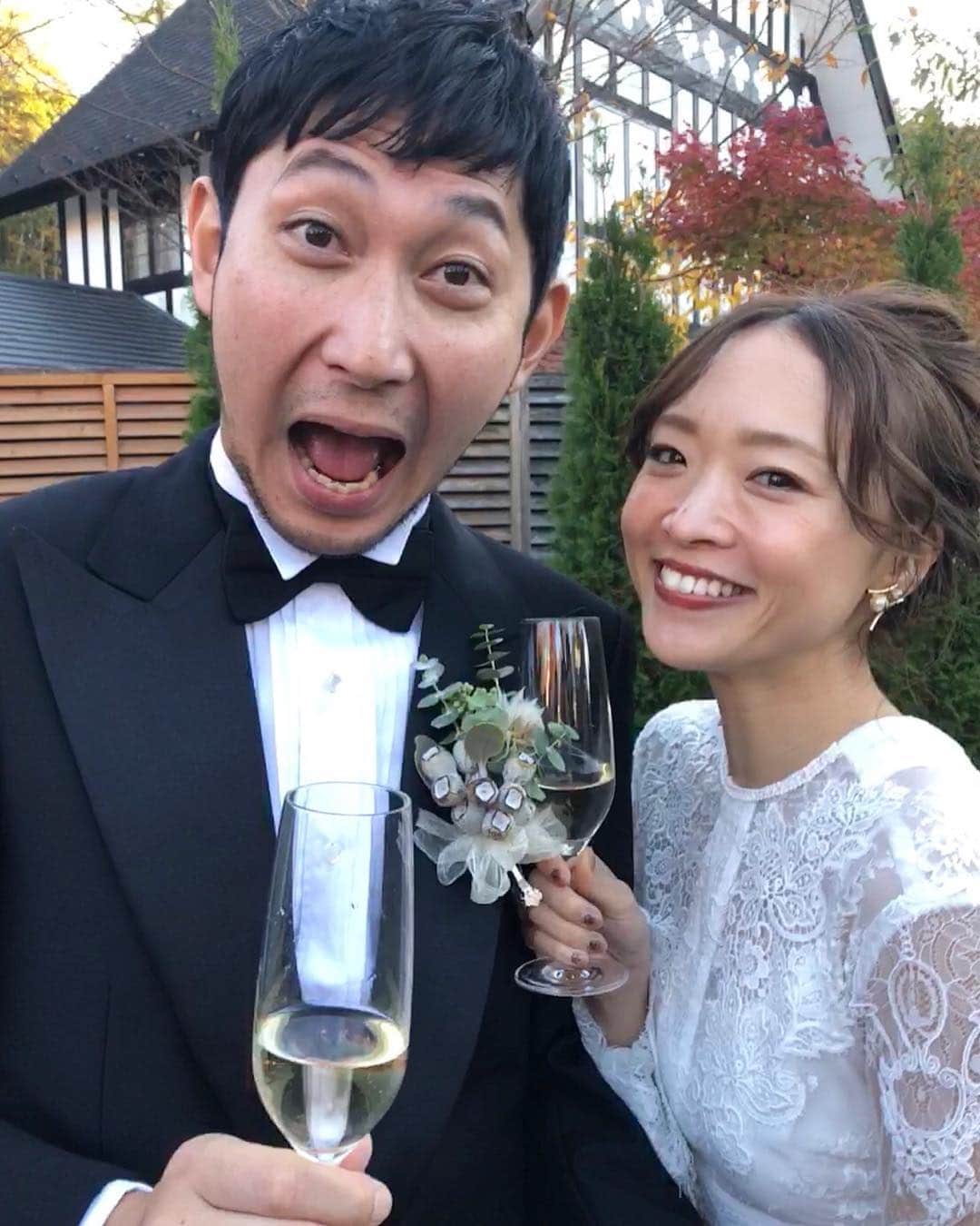野尻美穂のインスタグラム：「結婚式しました！ 来てくれた皆本当にありがとう❤️❤️❤️ #みんなが大好き #miho__wedding」