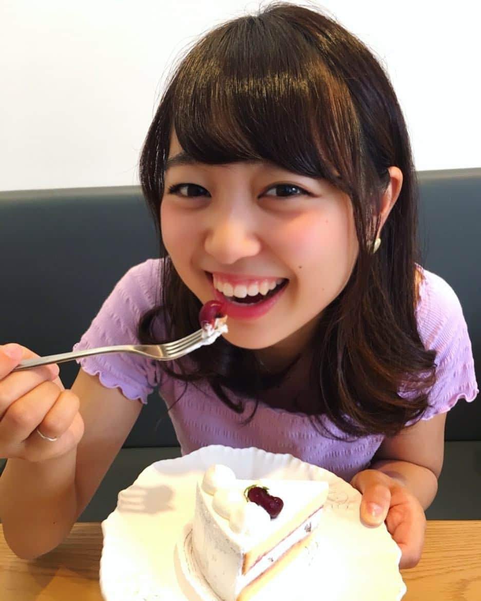 石橋美季のインスタグラム：「ケーキ🍰💗 #千葉大ミスコン#懐かしいシリーズ #本選まであと7日」