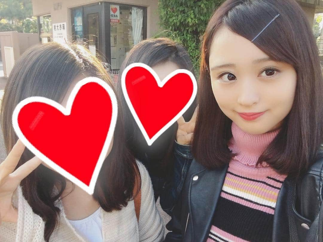 河合真佑花のインスタグラム：「今日は高校の友達と遊んできました☺️❣️ 雰囲気を変えるために前髪を止めてみたのですがどうですか🤔 本日もプロフィール欄から投票よろしくお願いします🙇🏻‍♀️💓 #東洋英和 #ミスコン #いいね返し  #ビフォパ #ビフォーアフター#likeforlikes #like4likes #l4l #likelike #instagood #instafashion」