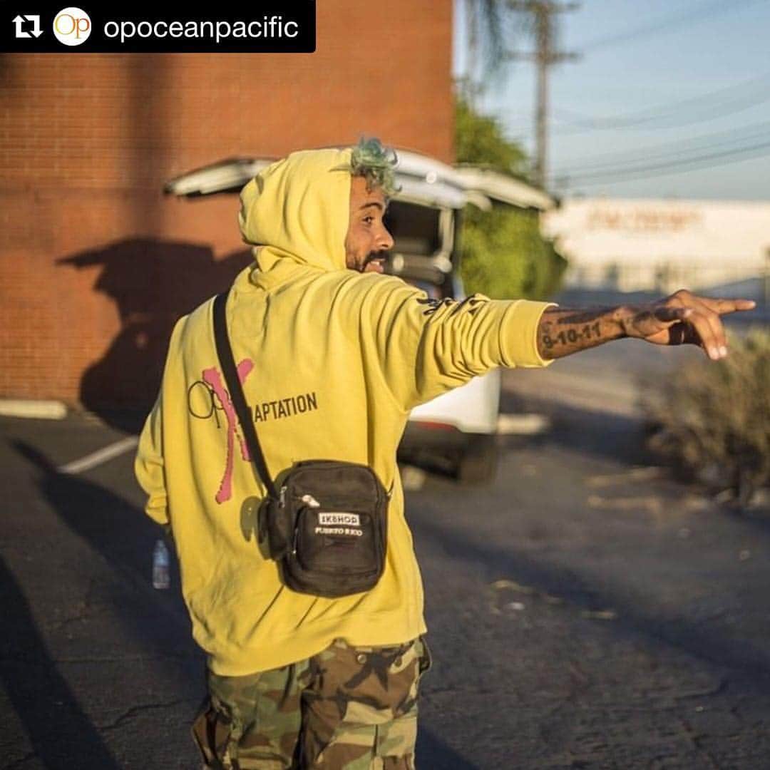 Op oceanpacific Japanのインスタグラム：「#Repost @opoceanpacific with @get_repost #TBT @mannysantiago rocking our OpX@adaptation.official hoodie @maxfieldla #OceanPacific #beachlifestyle #OP #men #hites #newcollection #knitwear #madeinitaly #lookoftheday #outfit #womenswear #surf #surfwear #surfing #hangloose #ocean #オーシャンパシフィック #スウェット #コーディネート #サーフコーデ #サーフファッション #カジュアルコーデ #ファッション #秋 #冬 #カジュアル #サーフ #ブランド」