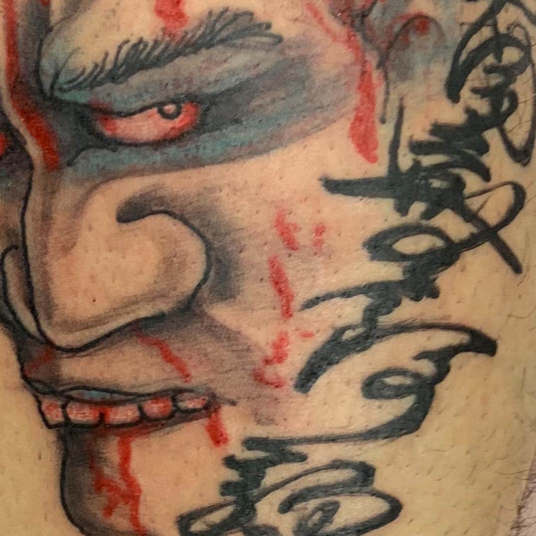 中野義仁さんのインスタグラム写真 - (中野義仁Instagram)「free hand work 🙇‍♂️ #H2ocean #H2oceanproteam #officialh2ocean ＃irezumi #freehand #namakubi #blood #kanji #priest  #japanestatoodesign #art #artist #artistmafia #tattoos #tattooing #tattoo #tattoomag #irezumi #inK #inkdmag #tattoomagazine #tattoos_of_instagram #tattoolifemagazine #tattooenelgy #tattooinstagram #tattoomania #artistmafia #tattoocultur #tattoocomunity #tattooculturmagazine #tattooare  @gusto73 @jessyentattoo  @dennis_camsupply @yokohama_tattoo_museum @souryou @kiwamijewelry @horiyoshi3shop @taiwantattooconvention」10月29日 15時51分 - horiyoshi_3