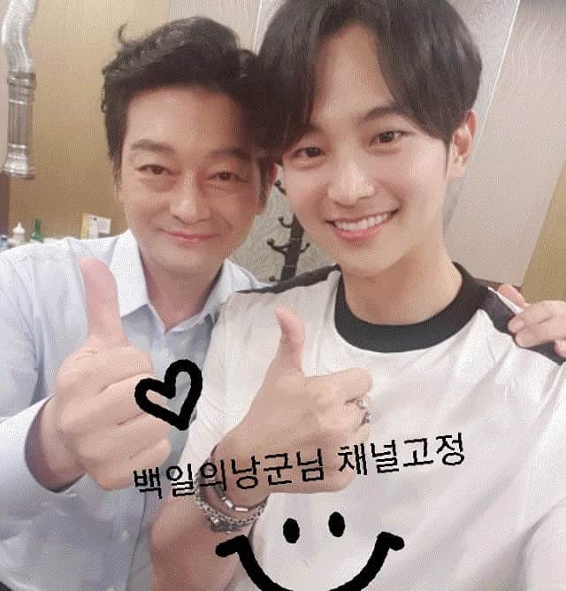 のインスタグラム：「. #백일의낭군님 벌써 15회차 ㅜㅜ 내일까지 #본방사수 해야해 !! 너무 좋으신 조성하선배님 #김차언 ♡ #정사엽」