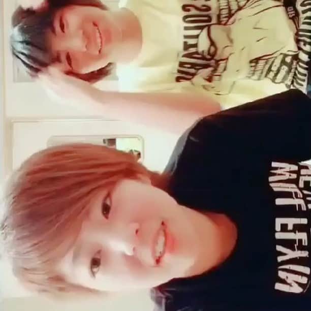 小野崎玲皇のインスタグラム：「タッグリーグ期間中載せようとして撮ったのに載せ忘れたはれおんな☀️2人のTikTokがコチラです。笑」