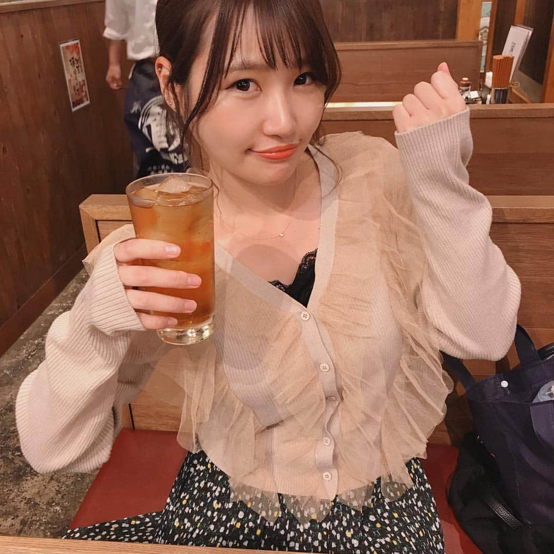 夏希リラさんのインスタグラム写真 - (夏希リラInstagram)「昨日のウーロンハイ🍻  最近安定の柳瀬さんと餃子食べ行った😋  #ウーロンハイ #1杯で酔っ払い #お疲れ様でした #キャベツ #山盛り #餃子 #撮り忘れ #sir #アイドル #パチンコ #zepptokyo #fight」10月30日 12時09分 - rira_buu