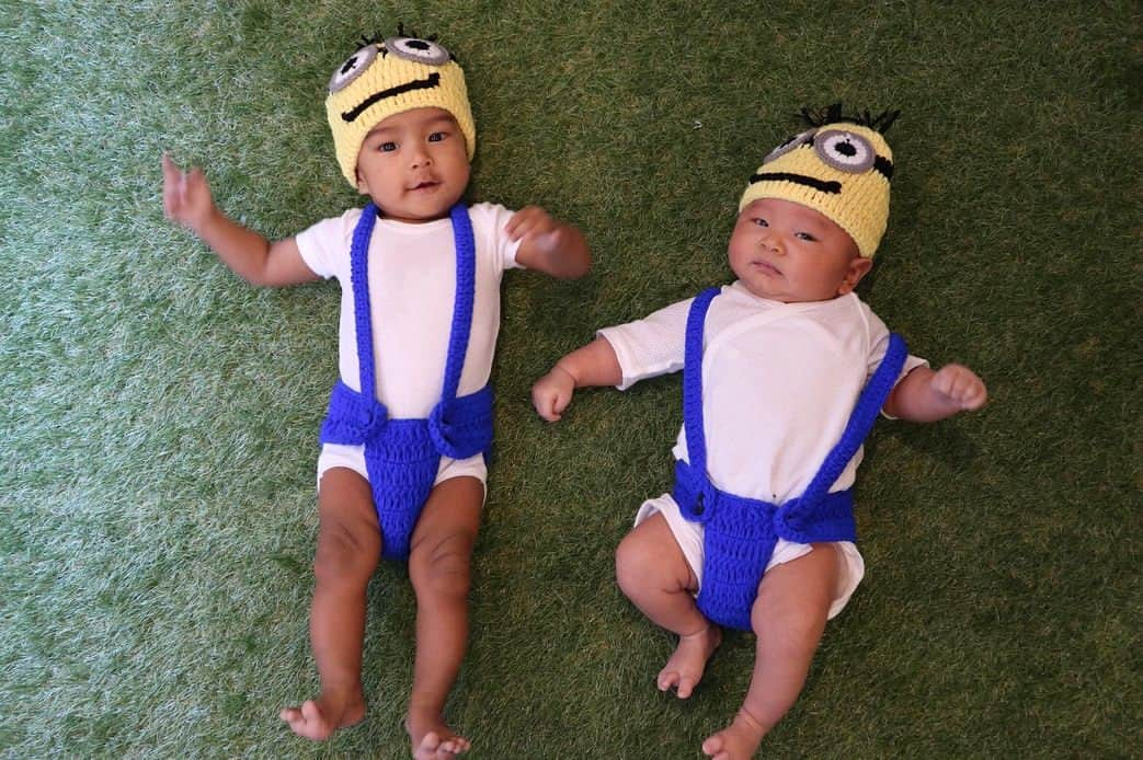 宮本エリアナさんのインスタグラム写真 - (宮本エリアナInstagram)「❤️👶🏽 Minions👶🏻❤️ 👻Happy Halloween🎃」10月30日 16時51分 - arianamiyamoto