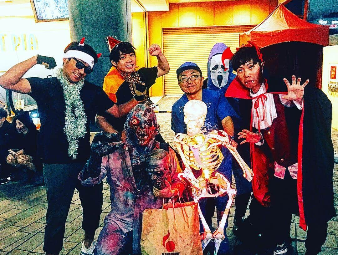 酒井健太さんのインスタグラム写真 - (酒井健太Instagram)「カワハロ。  #川崎ハロウィン #ライオンロック #小林 #長峰 #小幡マネ」10月31日 1時03分 - kenta_sakai