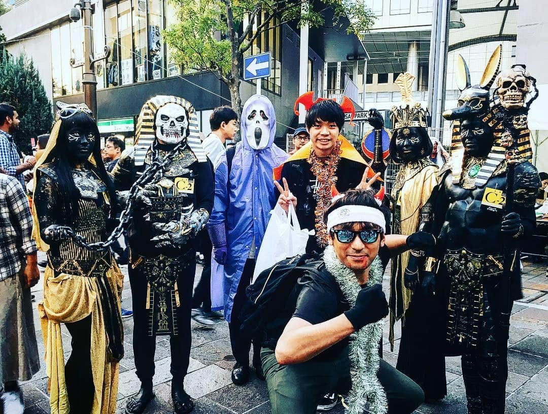 酒井健太さんのインスタグラム写真 - (酒井健太Instagram)「カワハロ。  #川崎ハロウィン #ライオンロック #小林 #長峰 #小幡マネ」10月31日 1時03分 - kenta_sakai