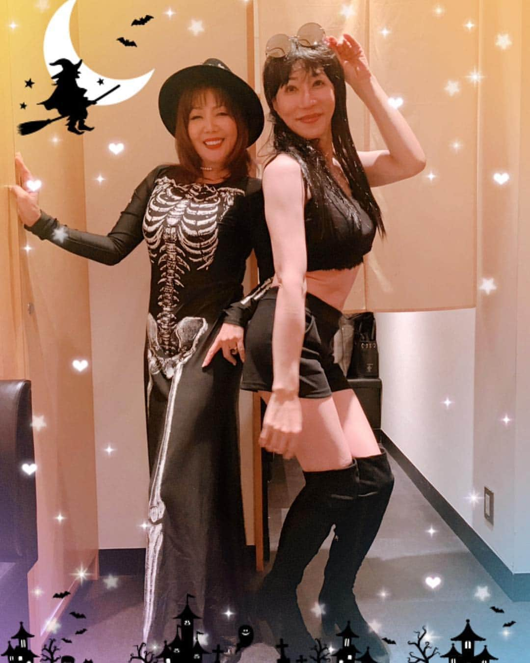 KABA.ちゃんさんのインスタグラム写真 - (KABA.ちゃんInstagram)「なっつ小川菜摘さんとハロウィ〜ンナイ〜トでした❣️共通の知り合いに美味しい焼肉ご馳走になる為、銀座で待合せ、、この格好で行ったら、銀座は誰一人として仮装してないの巻、笑、食事の後、久々のオークヒル、まさみママの雑な仮装、笑、私も無理矢理着させられる、安っぽい〜笑、とってもとっても楽しい夜でした❣️❣️お腹のシワ、気にしないでね〜汗、#ハロウィンナイト#なっつ#小川菜摘 さん#銀座#仮装#誰も仮装してないの巻#kkk#渋谷#まさみママ#雑な仮装#笑#とっても楽しい夜でした#ありがとうございました#❤️#ハッピーハロウィン#happyhalloween」10月31日 11時54分 - kabachan_official