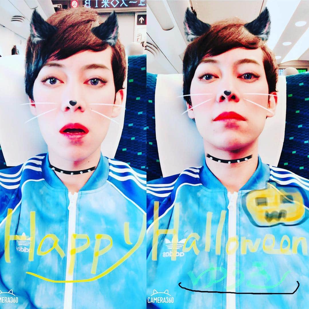 松阪ゆうきのインスタグラム：「Happy  Halloween❣️ 良い一日を＾＾ ゆうき  #halloween  #はろうぃん🎃」