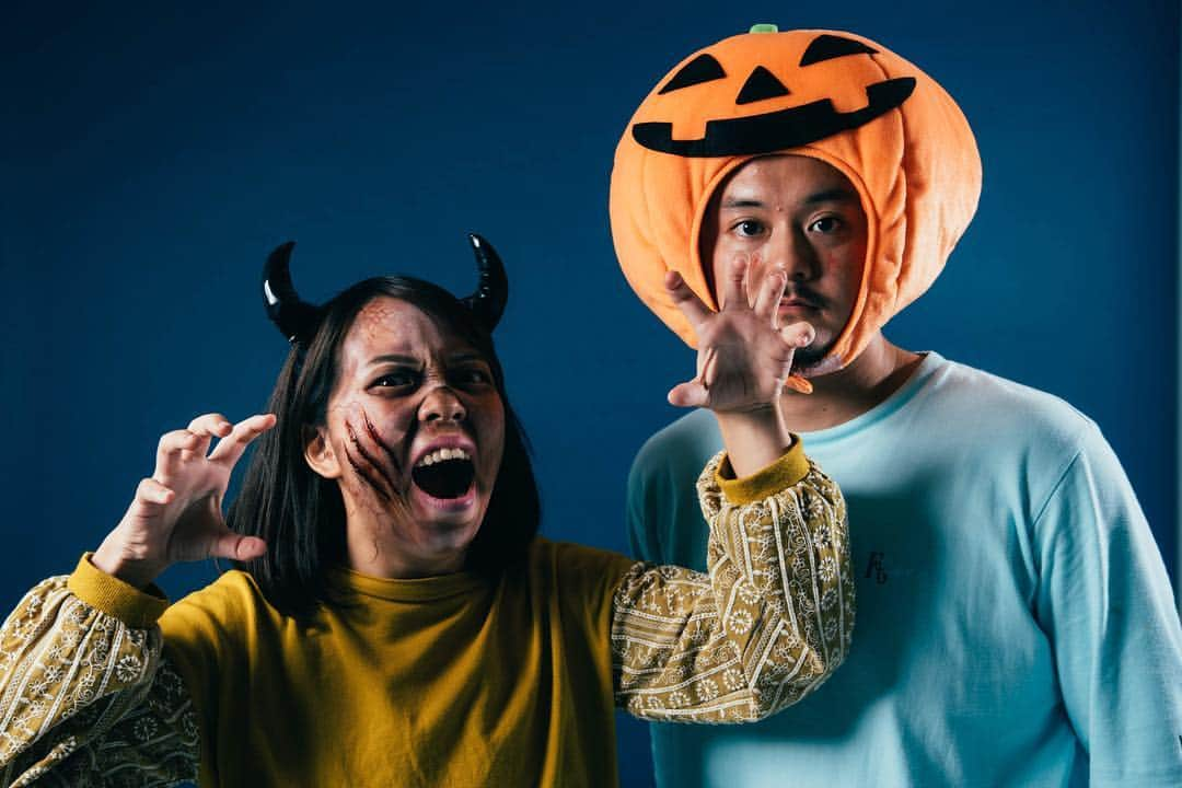 LIGのインスタグラム：「ハッピーハロウィン！！！ LIGブログでもハロウィン記事があるのでチェックしてみてくださいね！ #LIG#リグ#ハロウィン#ゾンビメイク#ハロウィンメイク#仮装」