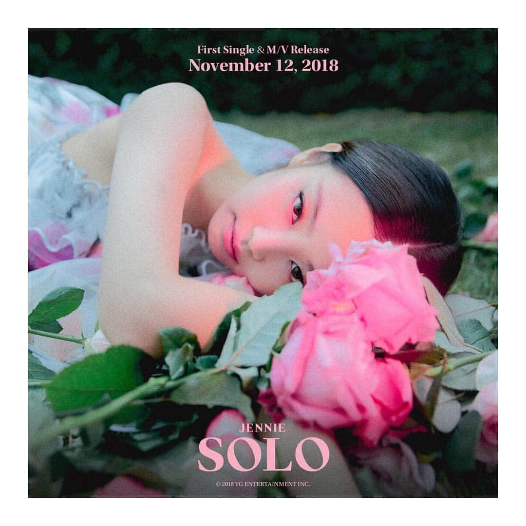 BLACKPINKさんのインスタグラム写真 - (BLACKPINKInstagram)「#BLACKPINK #블랙핑크 #JENNIE #제니 #SOLO #20181112 #RELEASE #YG」11月1日 10時01分 - blackpinkofficial