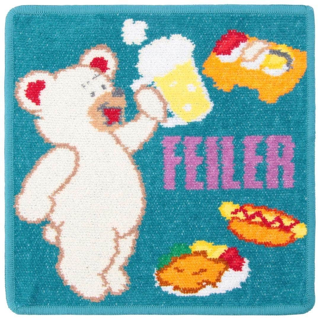 フェイラー（FEILER）さんのインスタグラム写真 - (フェイラー（FEILER）Instagram)「11月1日発売！【FEILER】 ＜FEILER Bear Liebeくんハンカチ＞　 11月の新柄フェイラーベア ディライトのハンカチ25×25㎝ ¥2,376(税込)。 カラーはブルーの1カラーです。 ・  フェイラー公式キャラクターFEILER Bear Liebeリーベくんの新柄ハンカチが登場！ Liebeリーベ は、ドイツ語で「愛」。 故郷のドイツ・ホーエンベルクからアンバサダー(大使)として日本にやってきたリーベくん。 趣味は、旅行と美味しいものを食べること。今日はぼくの大好きなビールにおすし、ドイツ風カツレツのシュニッツェルで乾杯！あれ？またお腹が出ちゃったかな。 リーベくんと大好物をハンカチに織り上げました。 一度手にしたら忘れられないシュニール織の上質さをお楽しみください。  #秋冬コレクション #2018 #冬 #winter #collection #フェイラーベア ディライト #ハンカチ #フェイラー銀座本店 #全国有名百貨店フェイラーショップ #フェイラー公式オンラインショップ #ギフト #フェイラー #FEILER #ドイツ #germany #伝統工芸織物 #シュニール織 #ブランド #創業70周年 #幸せつむぐもっとずっと」11月1日 21時21分 - feiler_jp