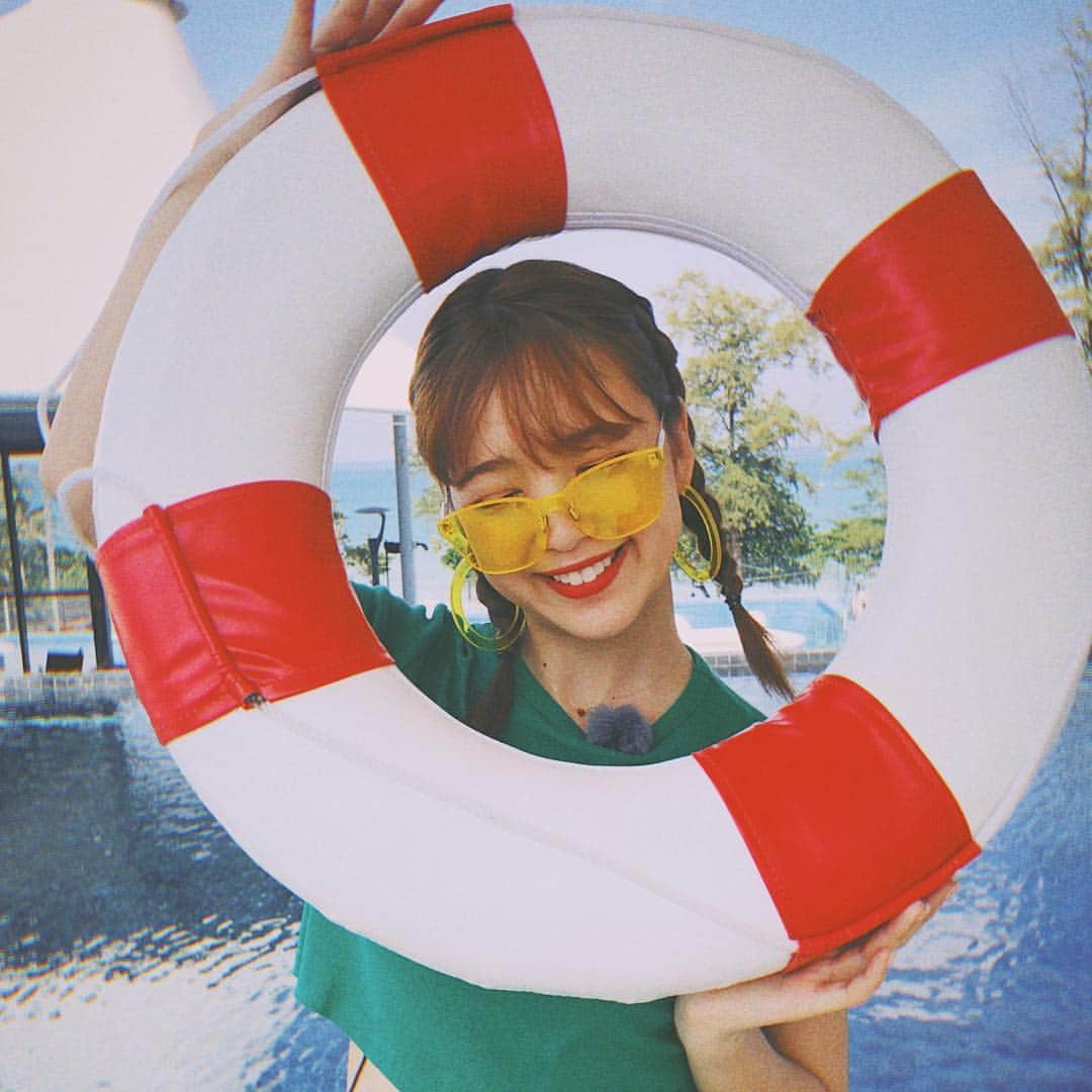 藤田ニコル（にこるん）さんのインスタグラム写真 - (藤田ニコル（にこるん）Instagram)「この浮き輪最高に可愛い❤️」11月2日 13時37分 - 2525nicole2