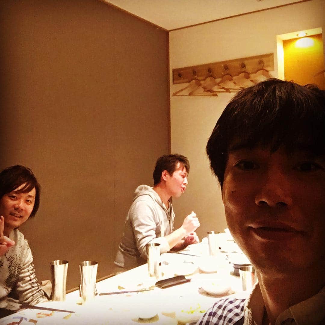 北山陽一のインスタグラム：「打ち上げしとる。」