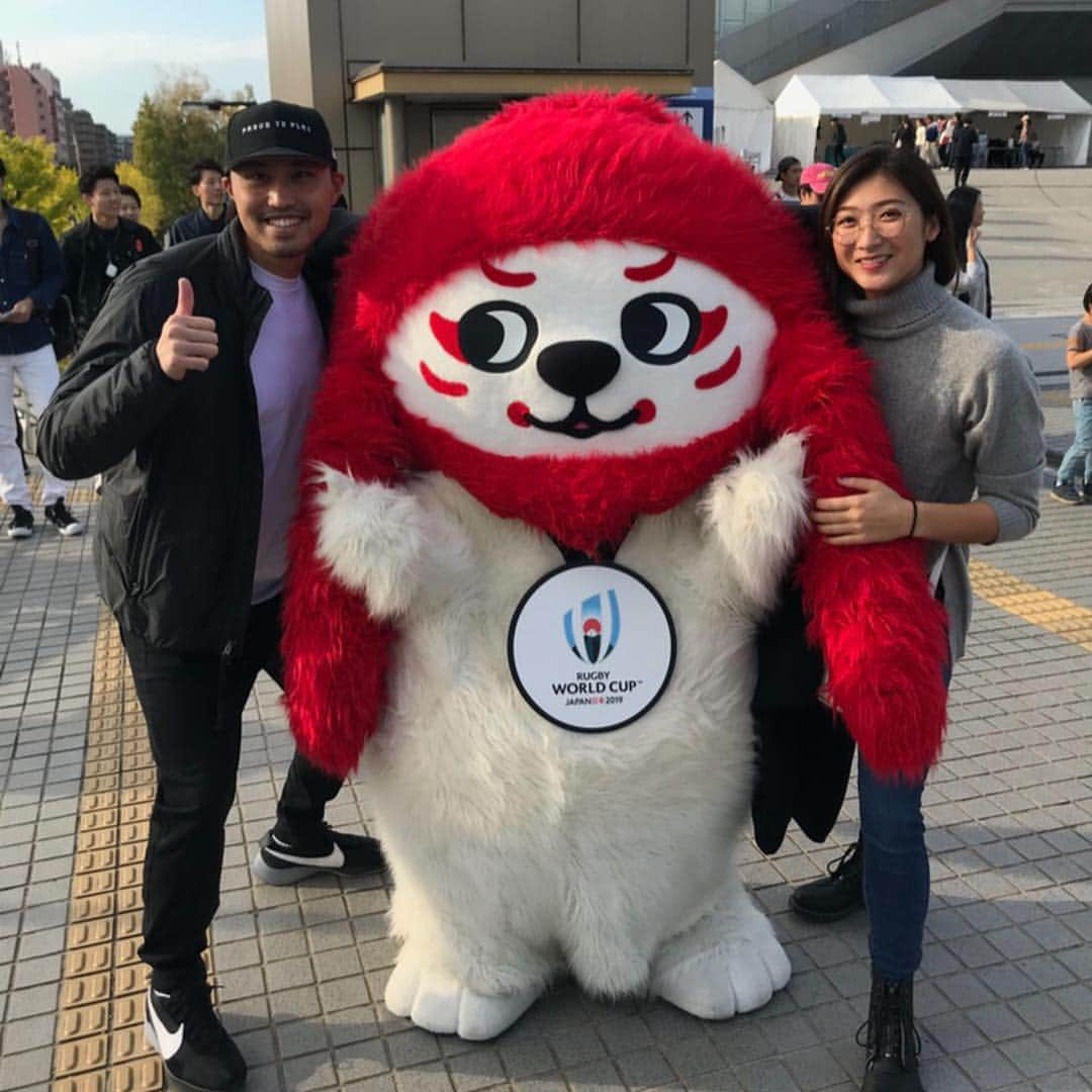 池江璃花子さんのインスタグラム写真 - (池江璃花子Instagram)「* 今日は練習終わってからそのままラグビー観戦🏉 世界ランキング1位のニュージーランドとの対戦。世界王者は強かったけど、日本代表のプレーにも圧倒されました！！ どんなスポーツ見ても興奮する❗️ #ラグビー #braveblossoms  #🏉 #🇯🇵🇳🇿 #味の素スタジアム」11月3日 20時00分 - ikee.rikako