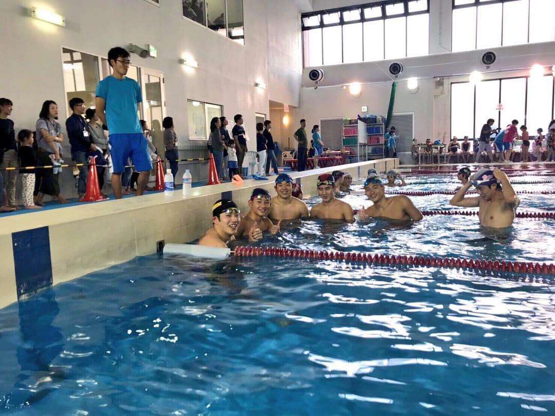 坂井聖人さんのインスタグラム写真 - (坂井聖人Instagram)「‪今日は、名古屋の水泳イベントに行ってきました！‬ ‪今回は短い時間でしたが、たくさんの人たちと楽しい時間を過ごせました！‬ ‪僕が逆にパワーを貰っちゃいました😂😂😂‬ ‪貴重な時間をありがとうございました🤩‬ ‪それにしても味噌カツおいしかったな〜🤤‬ #seiko #セイコースポーツ #銀時計 #名古屋 #味噌カツ #」11月3日 21時58分 - masato_sakai