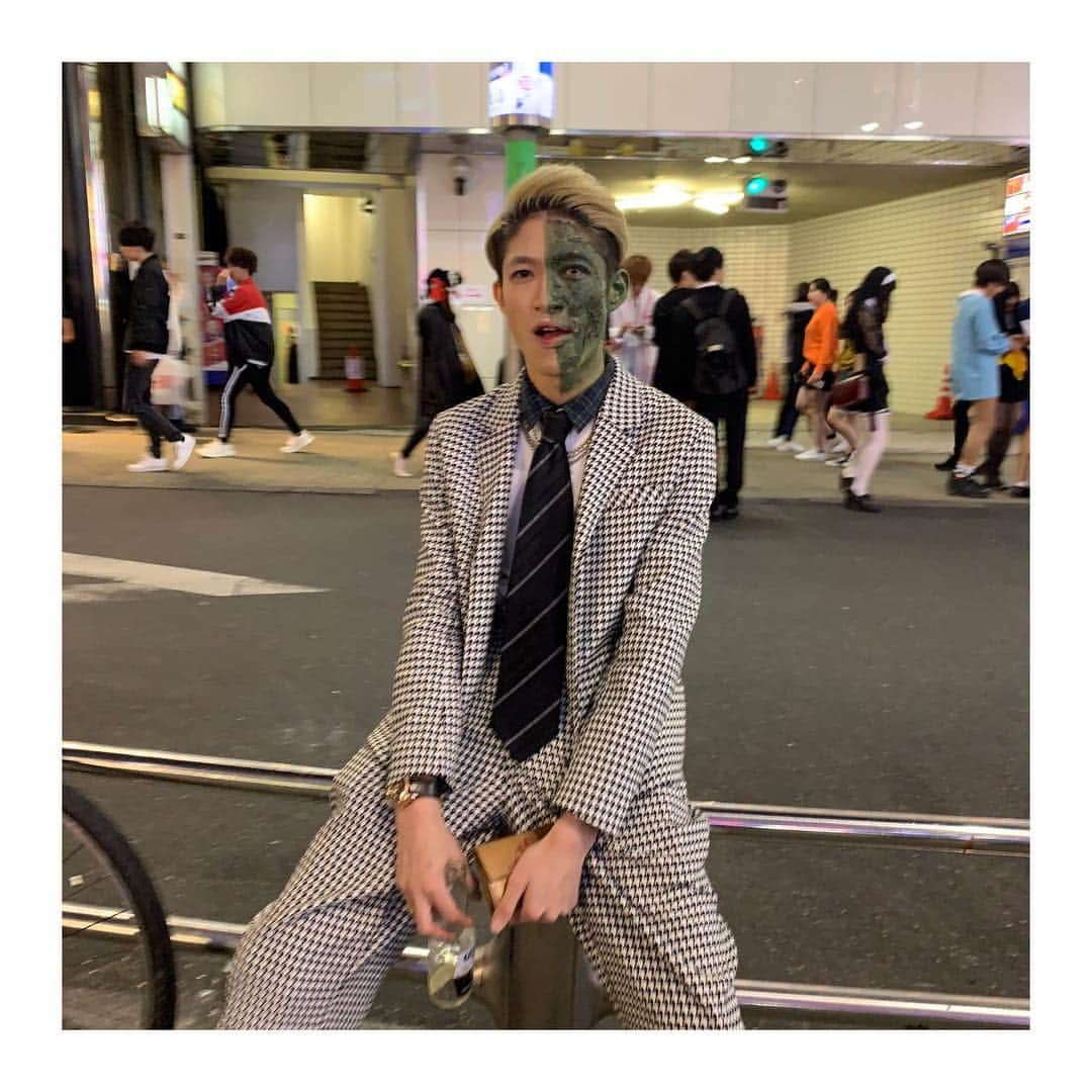 三井理陽のインスタグラム：「🎃🎃🎃 ・ ・ ・  #halloween #渋谷 #渋谷ハロウィン」