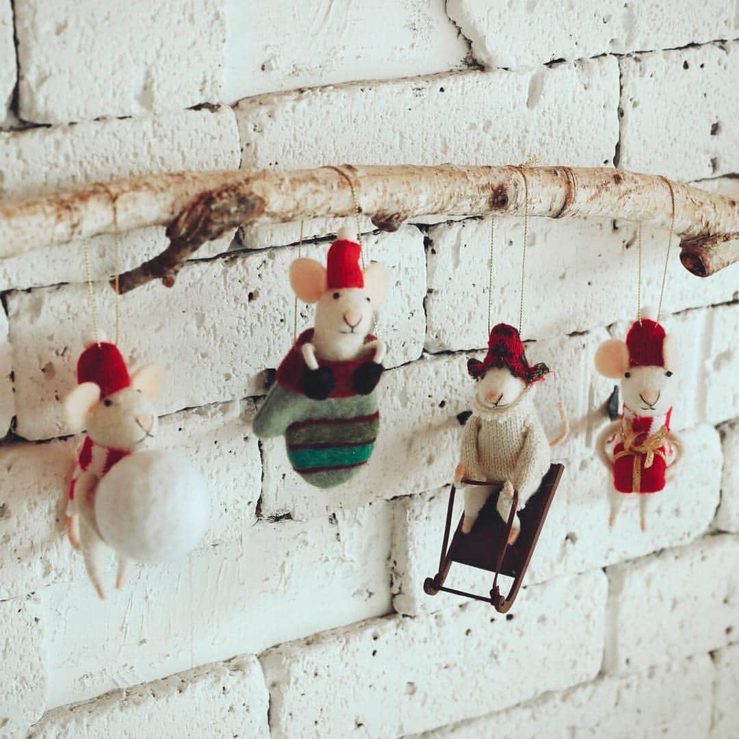 スタディオクリップさんのインスタグラム写真 - (スタディオクリップInstagram)「【大人気のネズミさんがクリスマス仕様に！】 毎回大好評のネズミさんシリーズに、クリスマスバージョンが登場です！　セーターを着たり、マフラーや帽子を被ったり。あったかく冬支度をしたネズミさんたちがクリスマスムードを盛り上げてくれます。ツリーはもちろん、アイディア次第でいろんな飾り方が楽しめます。 . ねずみオーナメント（品番：#799006）¥760＋税 . #studioclip#dailycoordinate#ootd#style#fashion#dotstlook#スタディオクリップ#クリップコーデ#オーナメント#クリスマスオーナメント#スタジオクリップ#スタジオじゃないよスタディオだよ」11月4日 19時58分 - studioclip