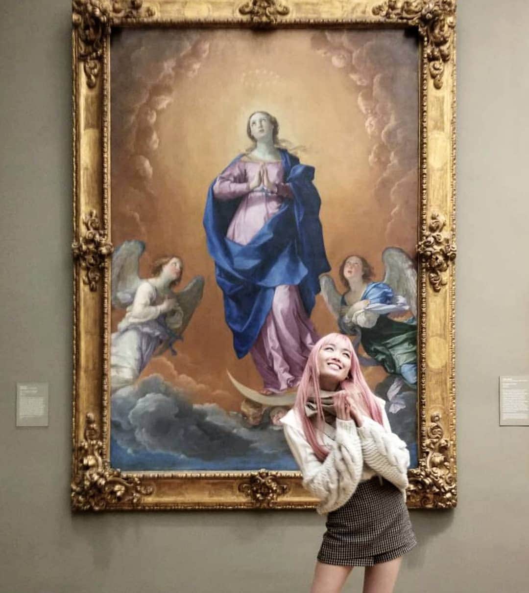 フェルナンダ・リーのインスタグラム：「The Immaculate Conception Guido Reni c. 1627 Oil on Canvas」