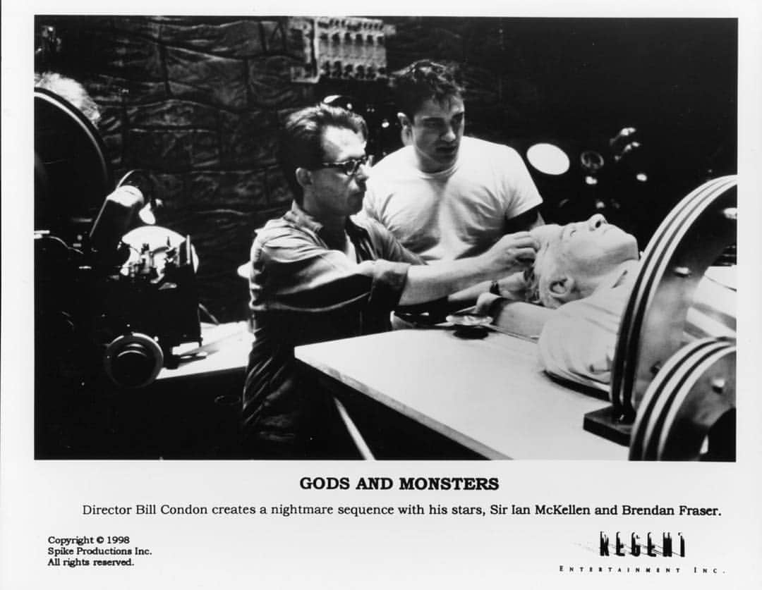 イアン・マッケランのインスタグラム：「#OTD #OnThisDay 4 November in 1998, GODS AND MONSTERS opened in cinemas. McKellen.com/cinema/gods」