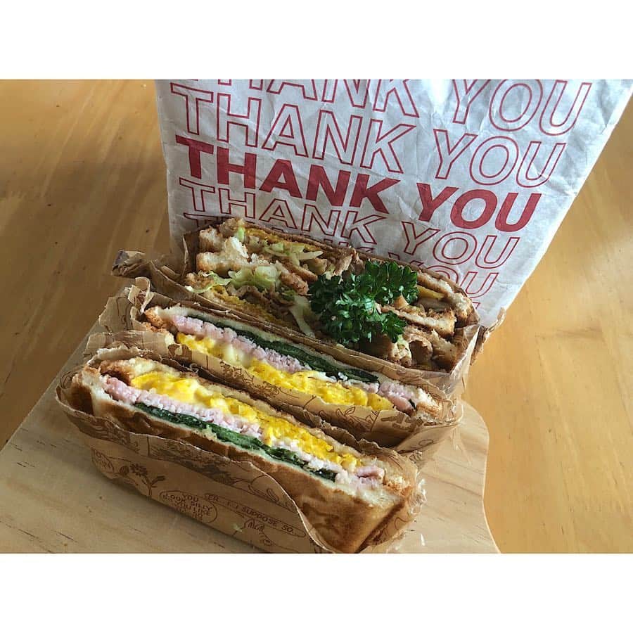 竹内夏紀のインスタグラム：「. ホットサンド 生姜焼き 卵ハムチーズ . ホットサンド美味しいよね〜〜 毎日食べられるよね〜〜 .  #JKなつ弁 #お弁当 #高校生弁当 #女子高生弁当 #jk弁当 #jk弁当記録 #jk3 #jk #お昼ごはん #オベンタグラム #クッキングラム #デリスタグラム  #obentagram #cookingram #delistagram #cooking #obento #obentobox #obentobako #lunch #lunchbox」