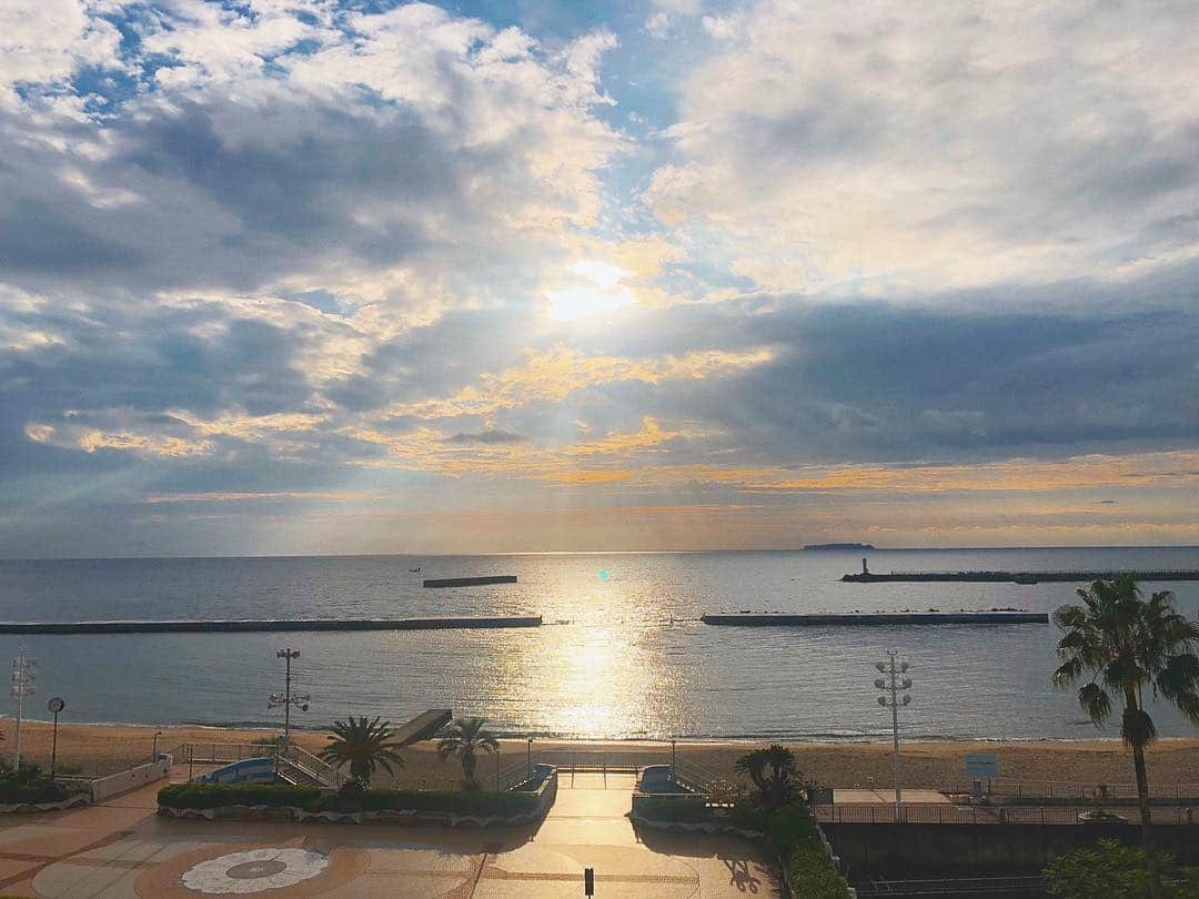 朝日奈央さんのインスタグラム写真 - (朝日奈央Instagram)「いやされる〜😆✨✨ 前にお仕事で熱海に行った時に撮った写真📸🌴」11月5日 18時23分 - pop_step_asahi