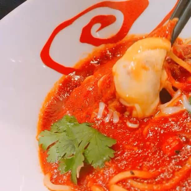 のインスタグラム：「We’re introducing new Ramen called “Tomato Cheese Ramen” starting from today! The thick tomato based soup made with many tomatoes and the melting cheese in the soup gives a very rich but healthy flavour for you.」