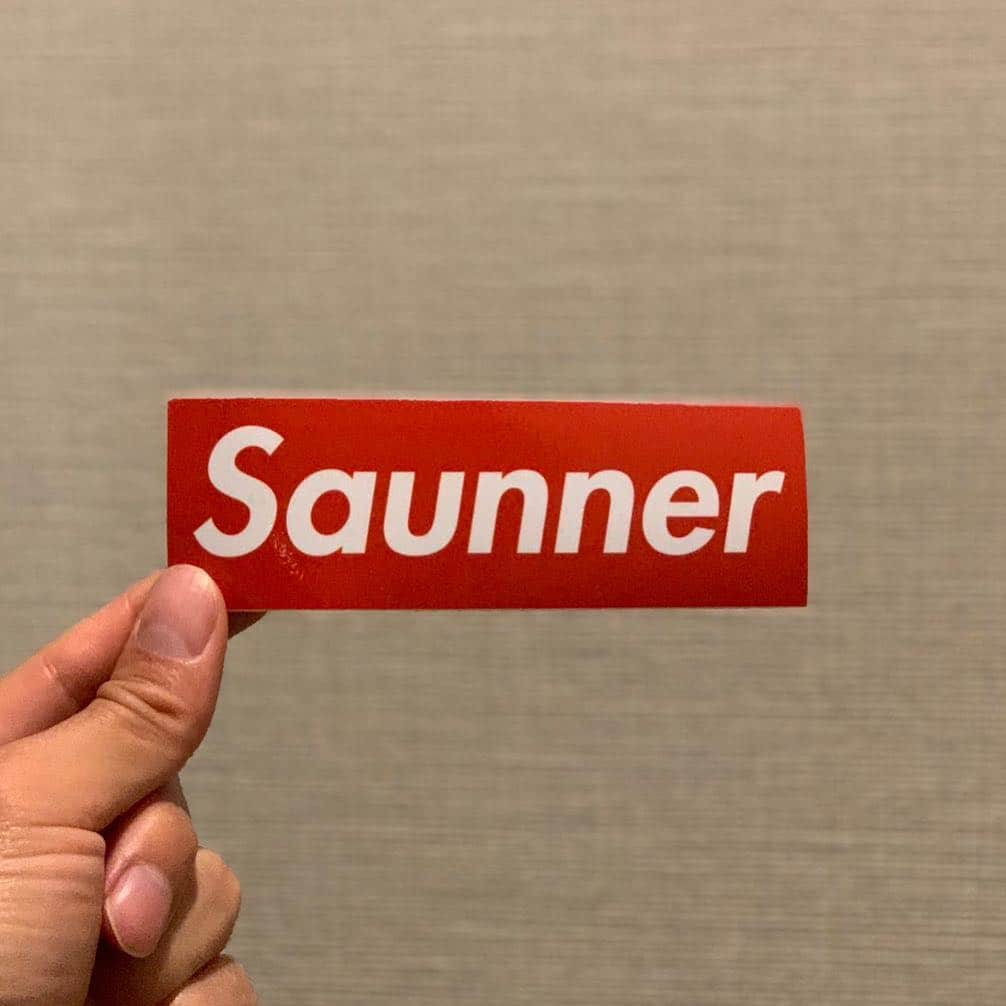 田中亜土夢さんのインスタグラム写真 - (田中亜土夢Instagram)「#Saunner シール @ttneprosaunner  #サウナー#サウナ#sauna#フィンランド #サウナはフィンランド語 #サウナの良さを伝えたい広めたい」11月5日 20時50分 - atom_tanaka_official